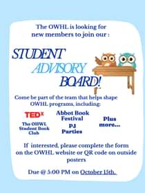 Student Advisory Board applications now open.
